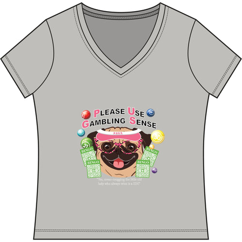 Funny bingo graphic tee by P.U.G.S. apparel