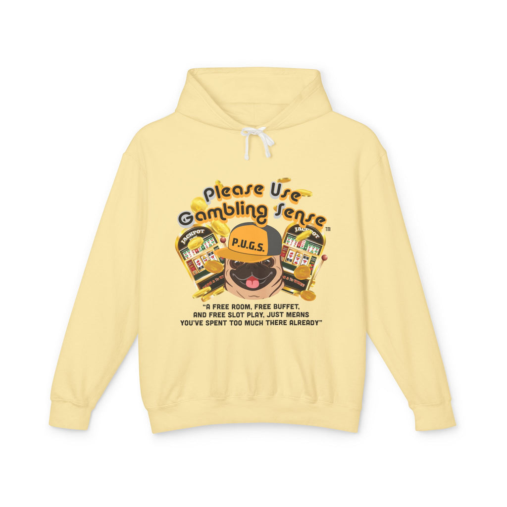 Funny slot machine graphic hoodie by P.U.G.S. Apparel