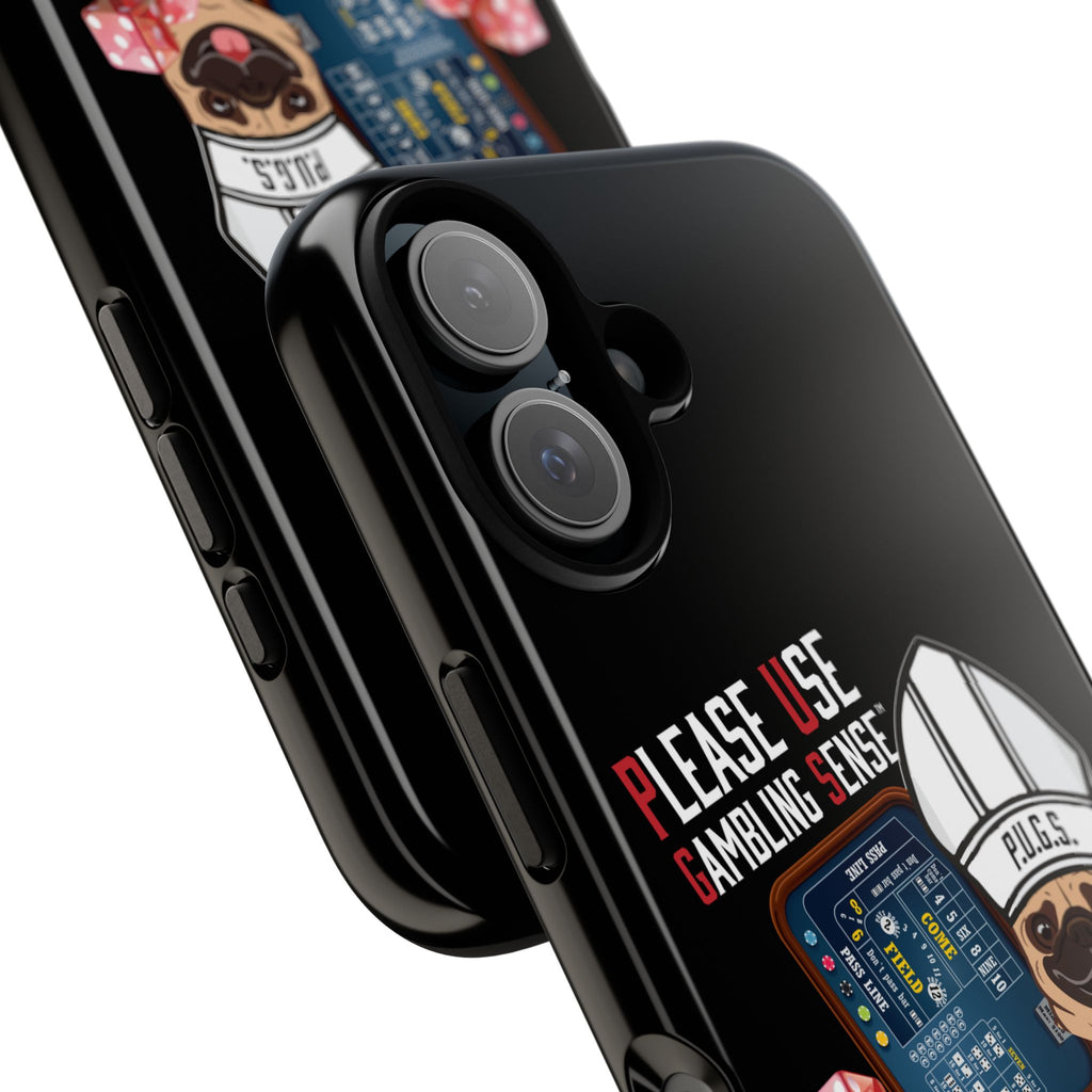 Funny graphic phone cover, Craps Praying Collection by P.U.G.S. Apparel