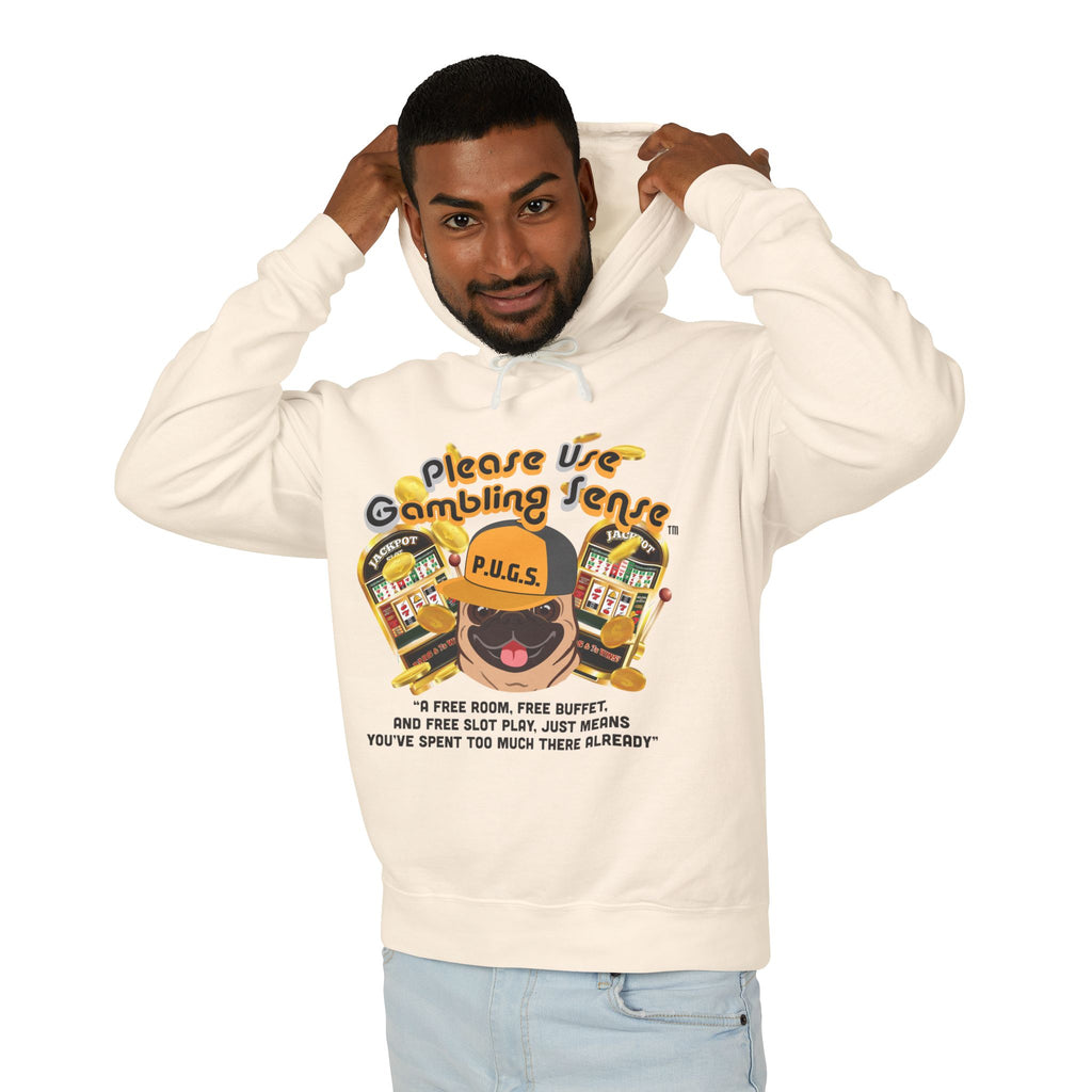 Funny slot machine graphic hoodie by P.U.G.S. Apparel