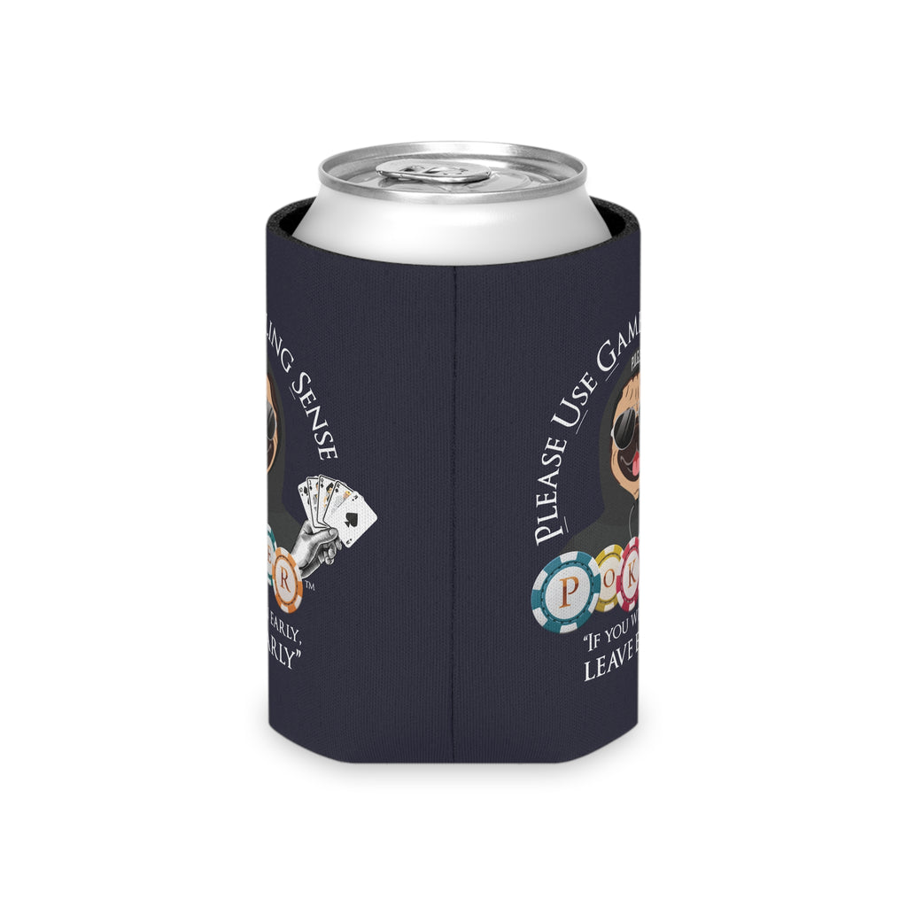 Poker "Leave Early" Can Cooler by P.U.G.S. Apparel
