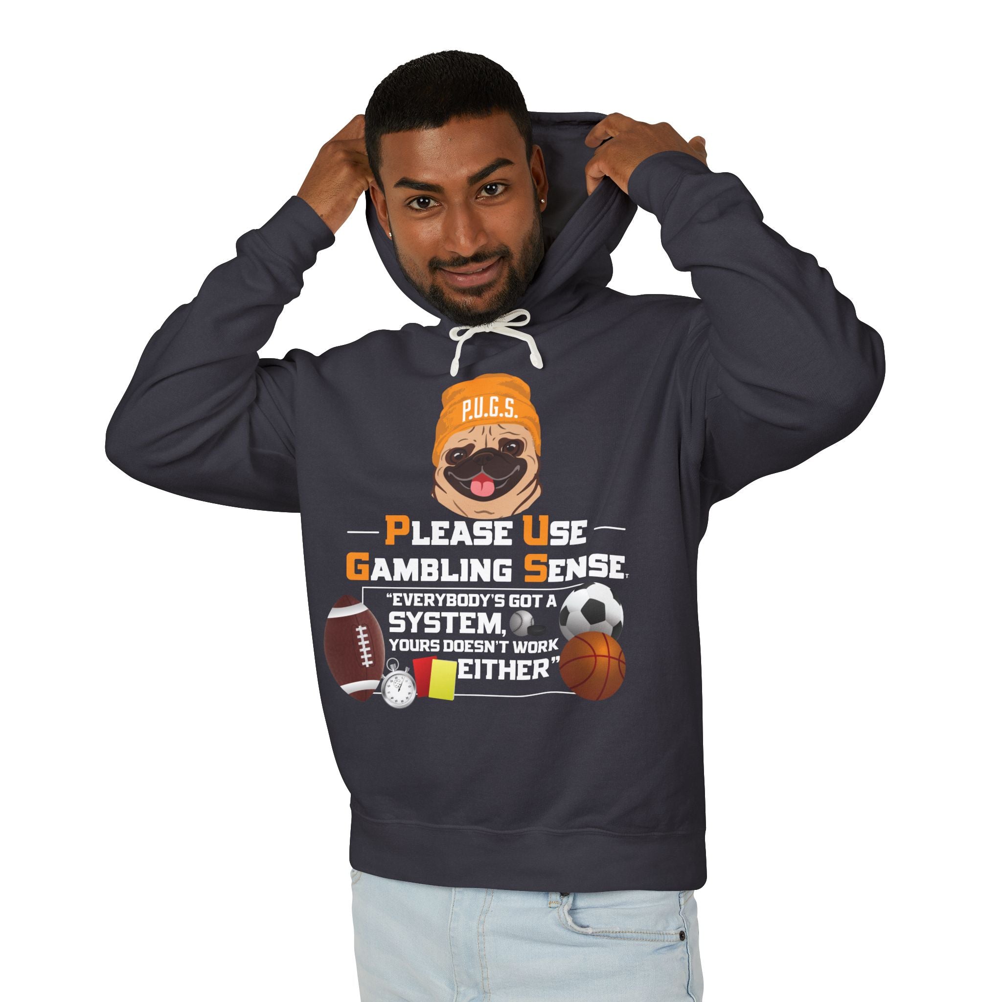 Funny sports betting hoodie by P.U.G.S. Apparel
