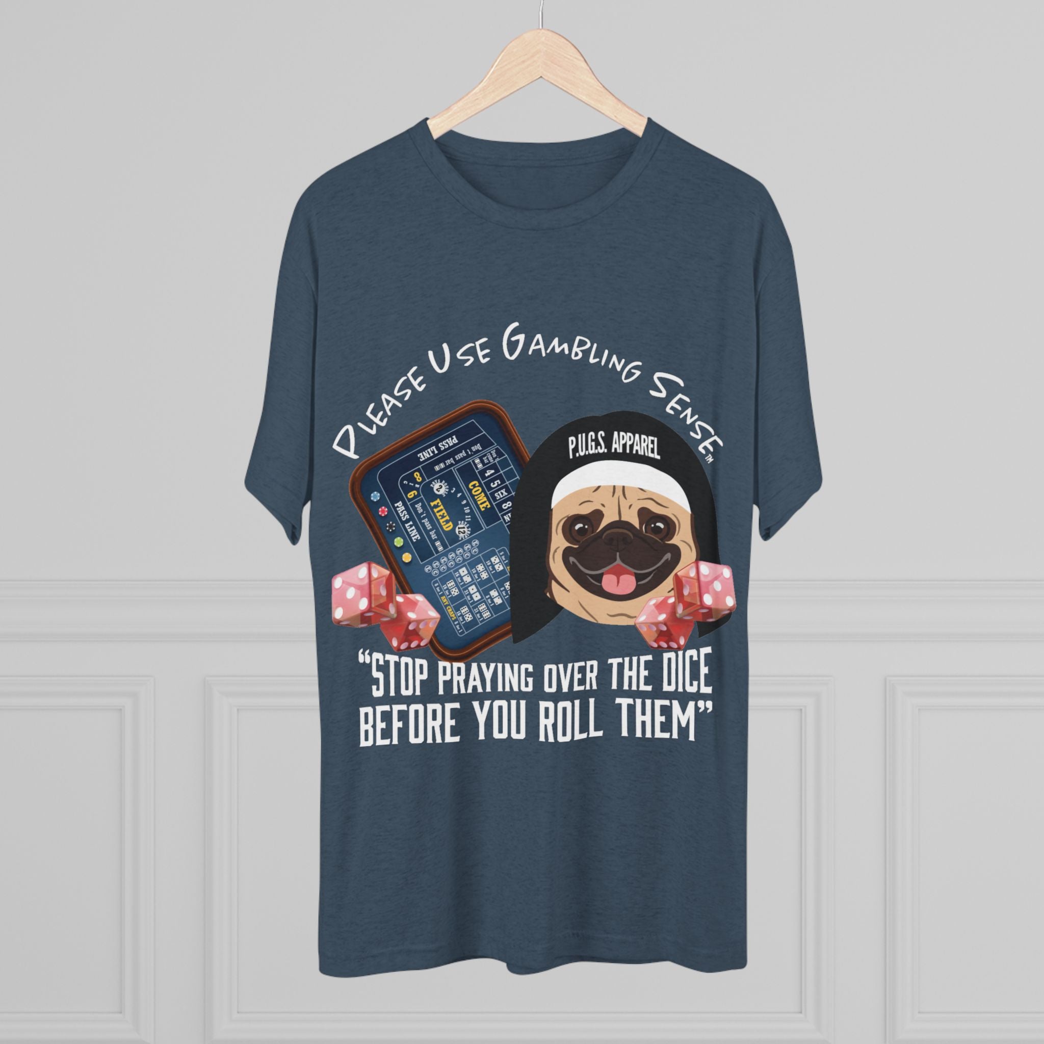 Craps Dice "Praying" Unisex Graphic Tee