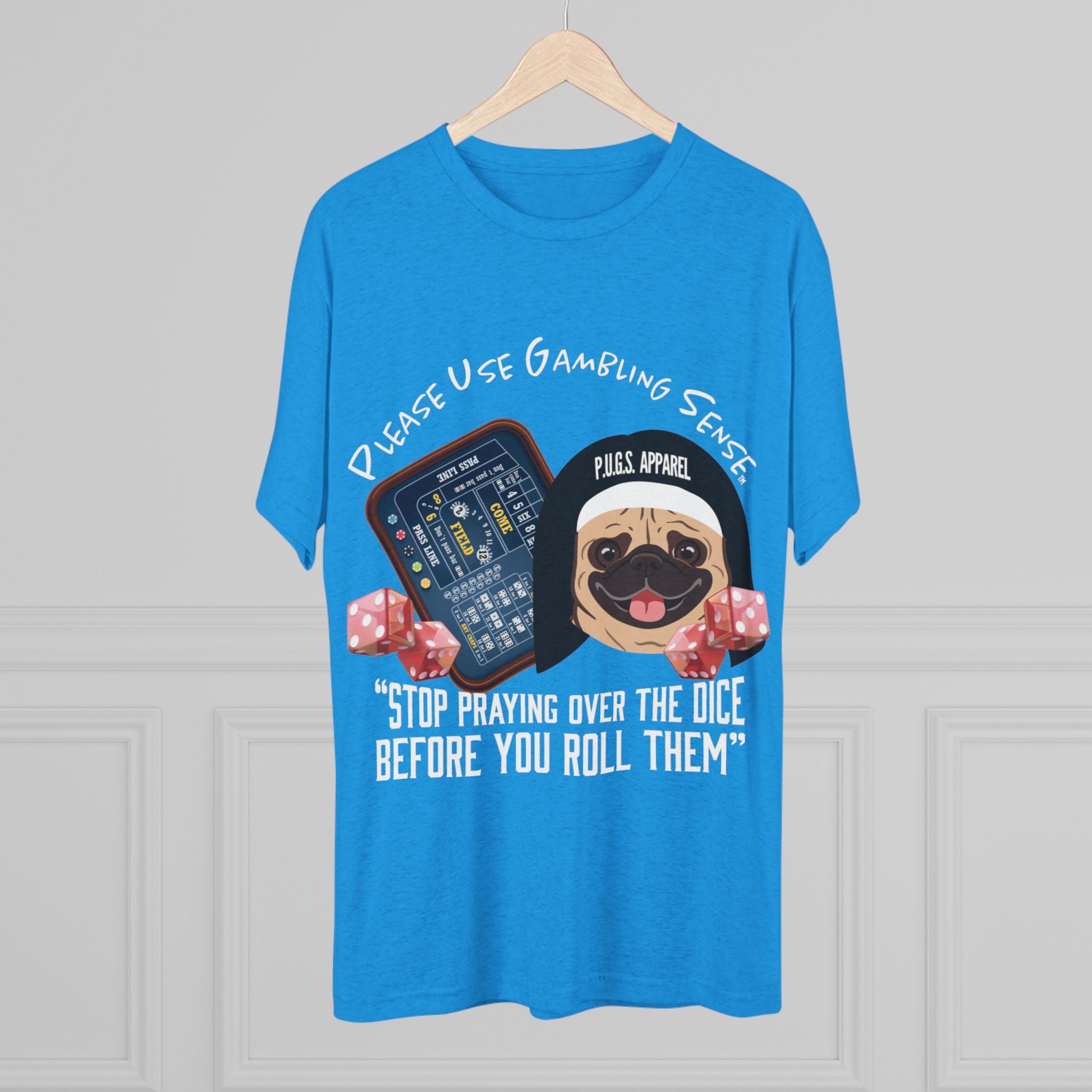 Craps Dice "Praying" Unisex Graphic Tee