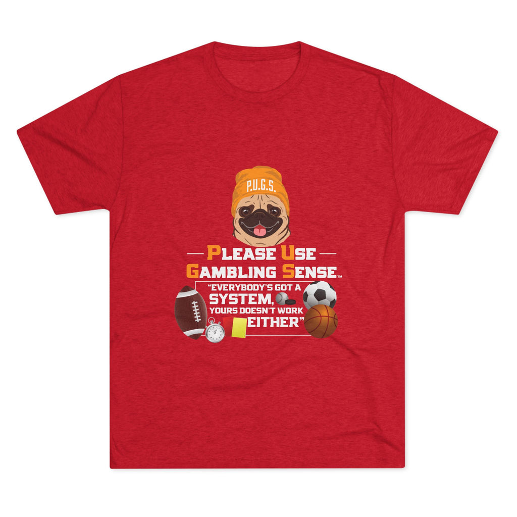 P.U.G.S. Apparel & Accessories Sports Betting Unisex Graphic Tee