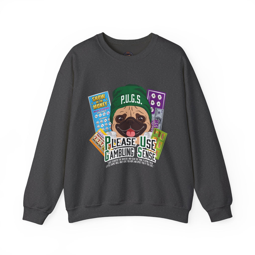 Funny Scratch-off Lottery Sweatshirt by P.U.G.S. Apparel
