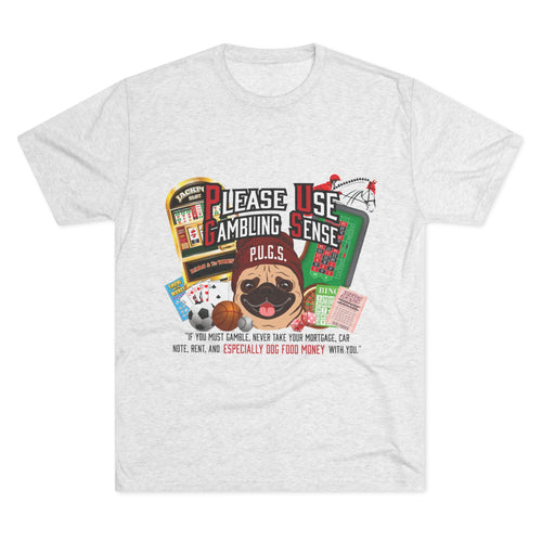 Gambling Graphic Tee by P.U.G.S. apparel