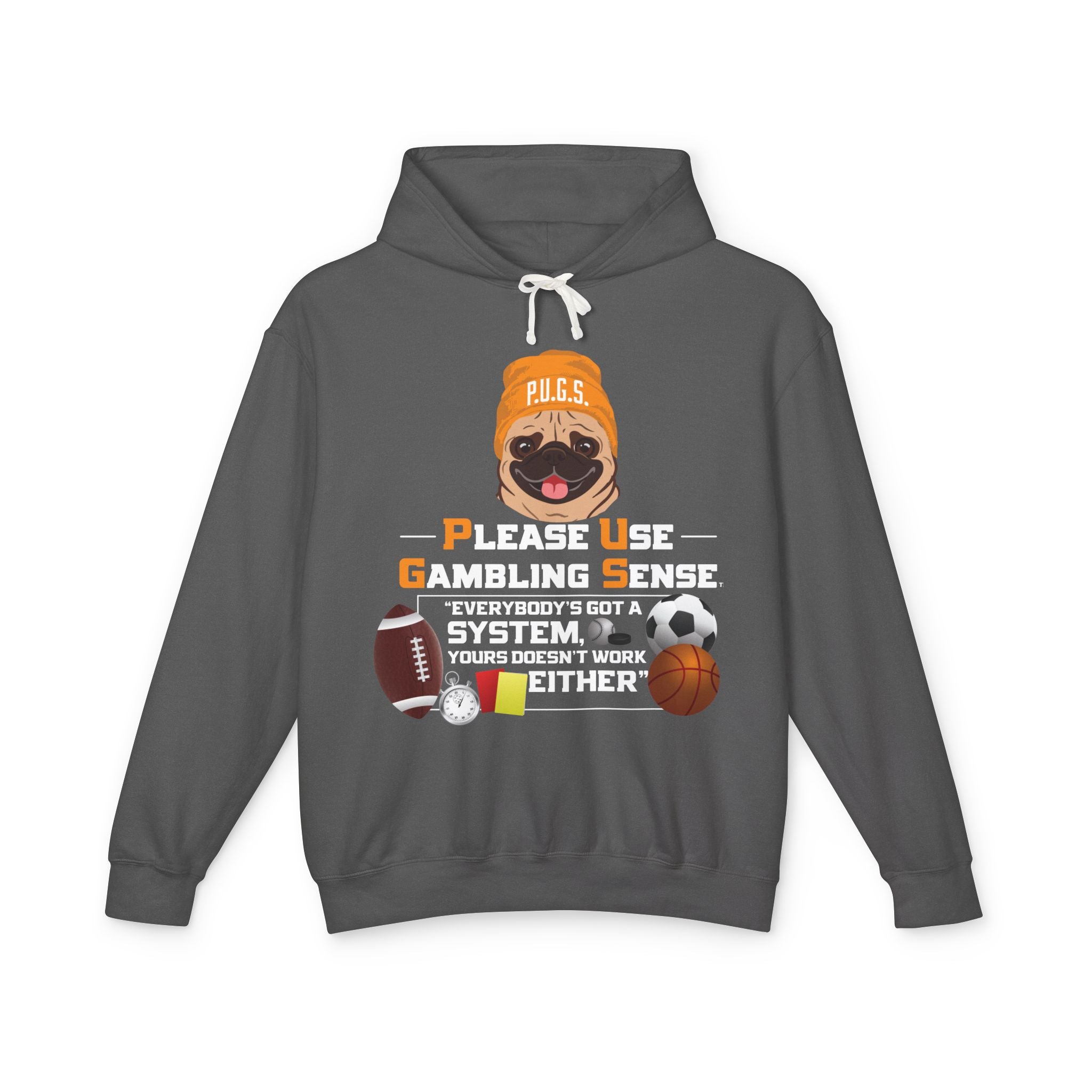 Funny sports betting hoodie by P.U.G.S. Apparel