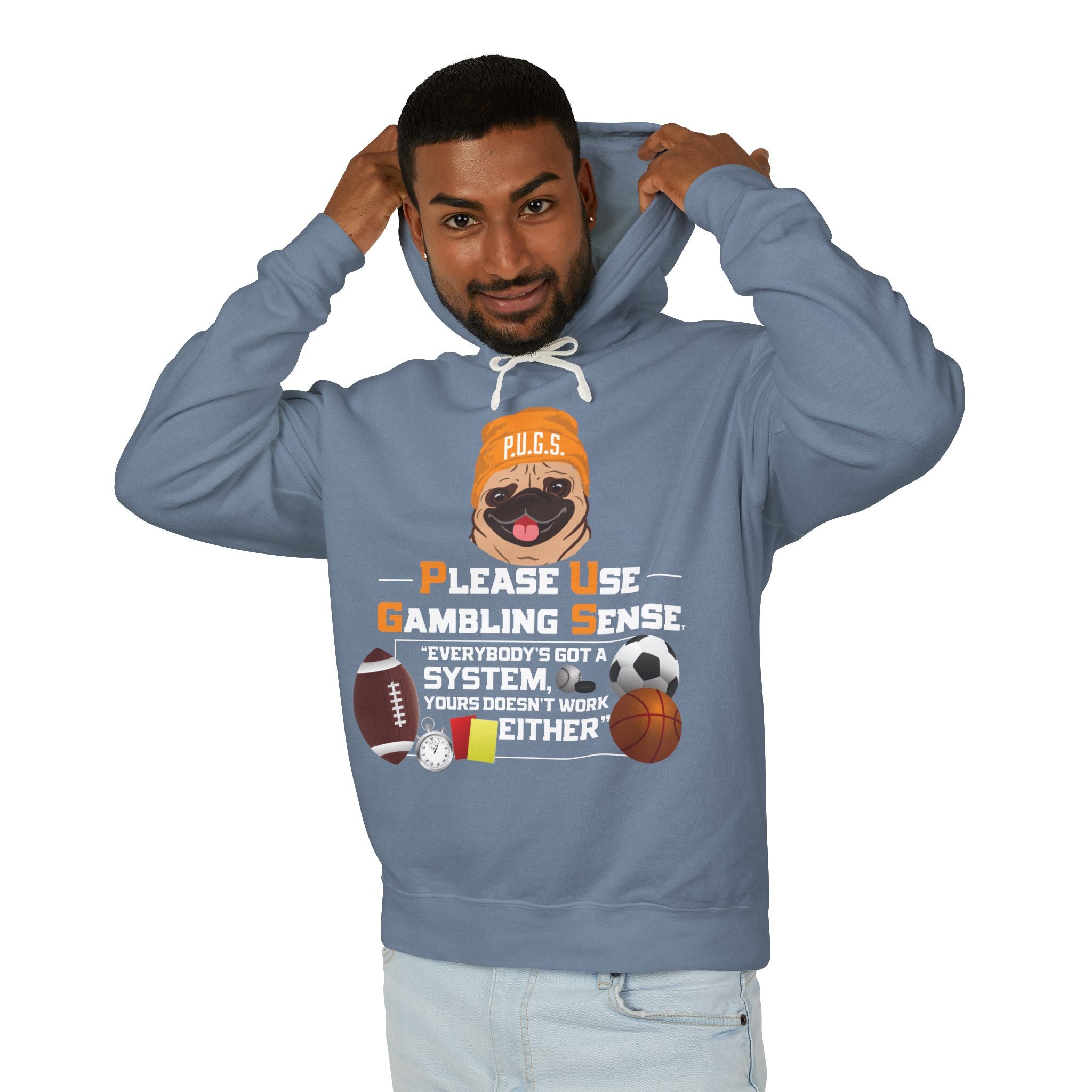 Funny sports betting hoodie by P.U.G.S. Apparel