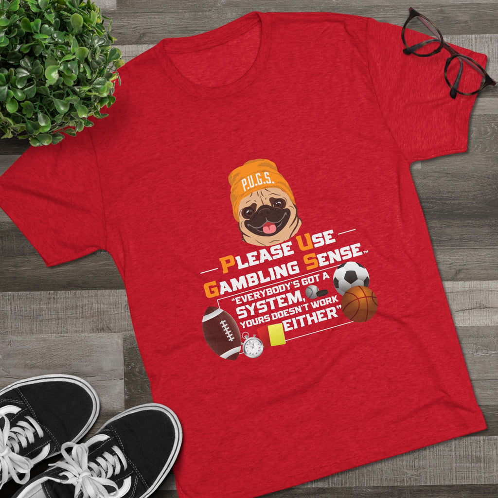 P.U.G.S. Apparel & Accessories Sports Betting Unisex Graphic Tee