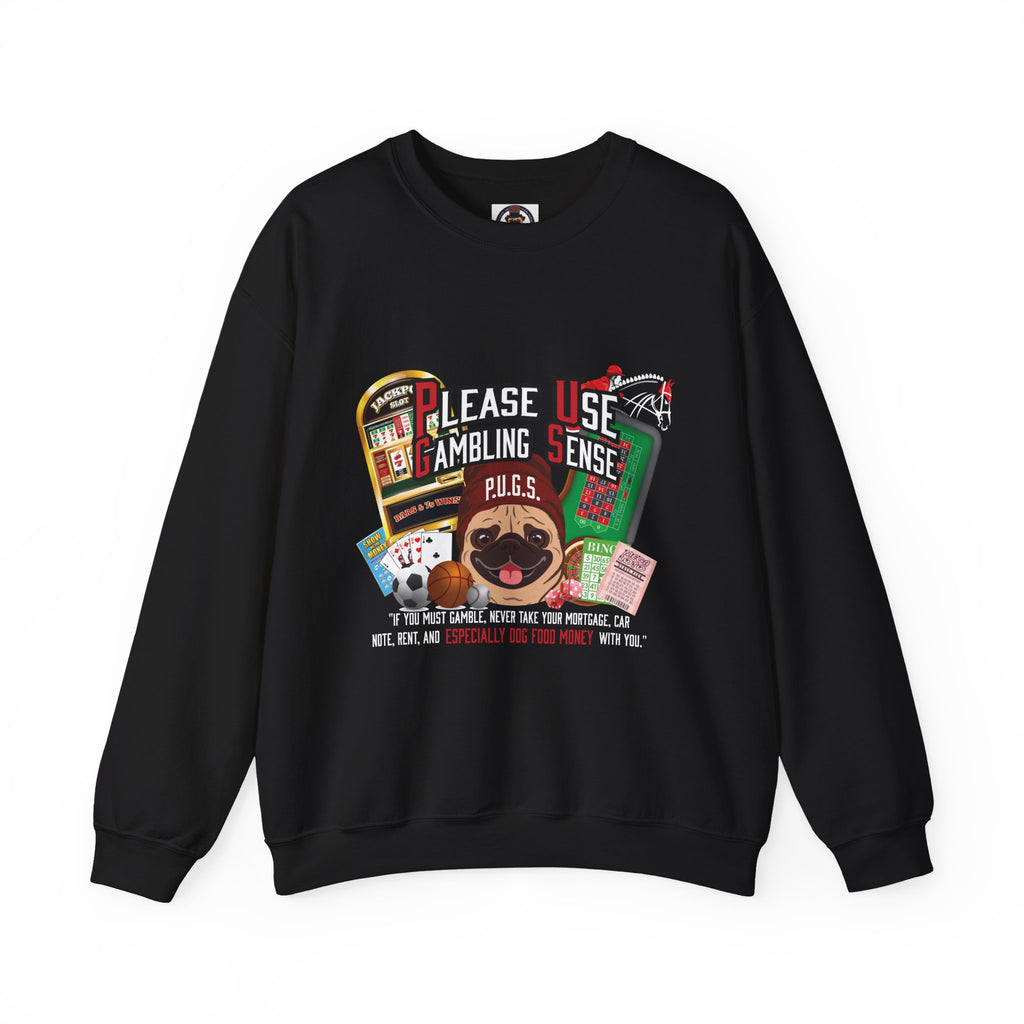 Gambling graphic sweatshirt by P.U.G.S. apparel