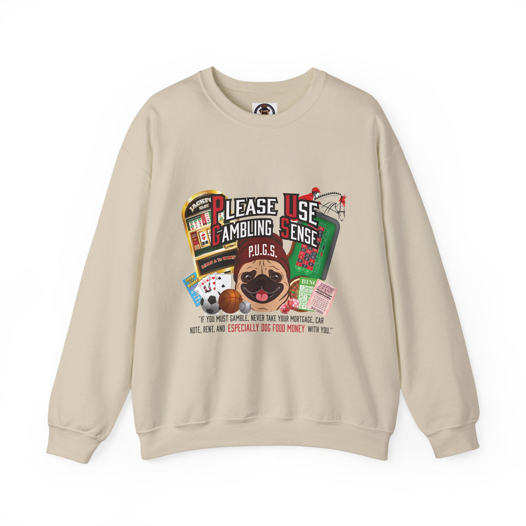 Gambling graphic sweatshirt by P.U.G.S. apparel