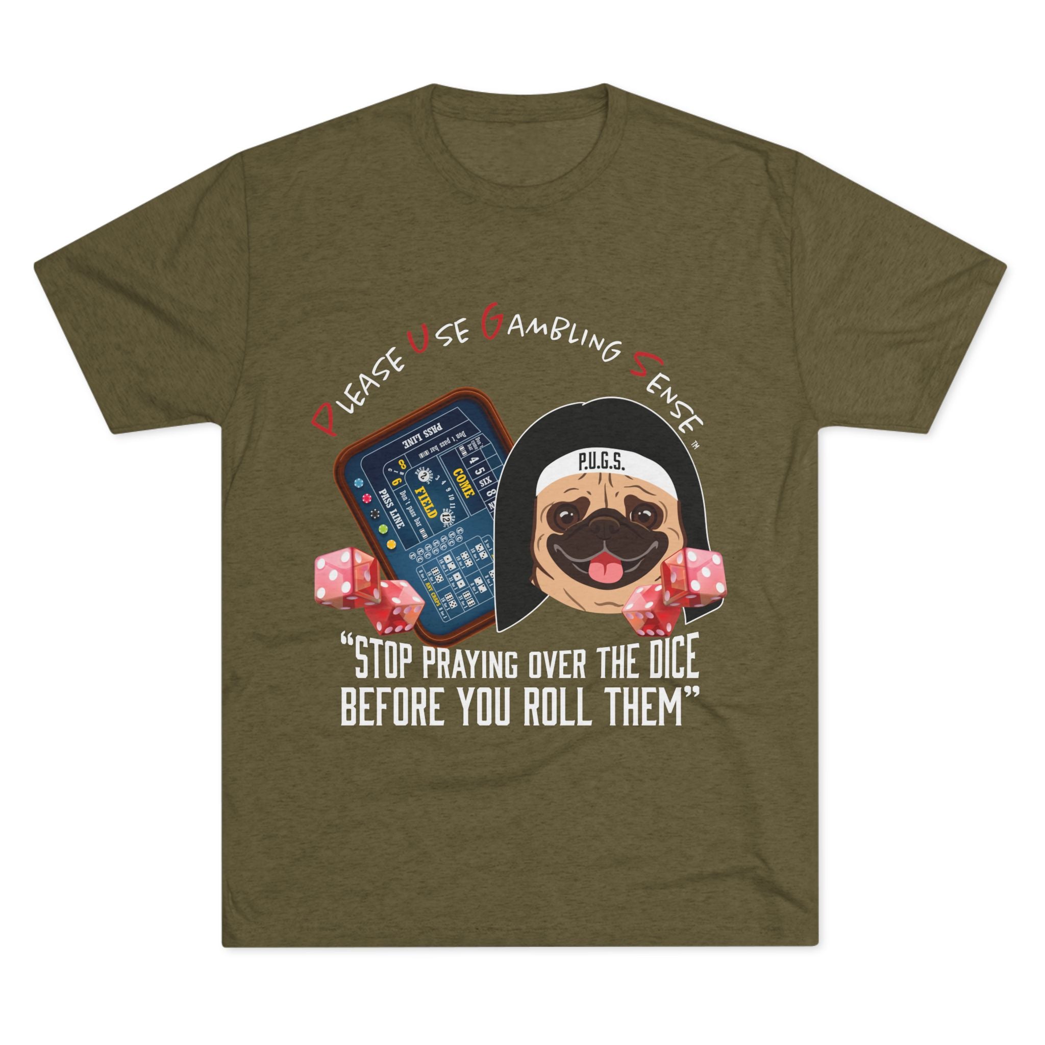 Craps Graphic Tee by P.U.G.S. Apparel