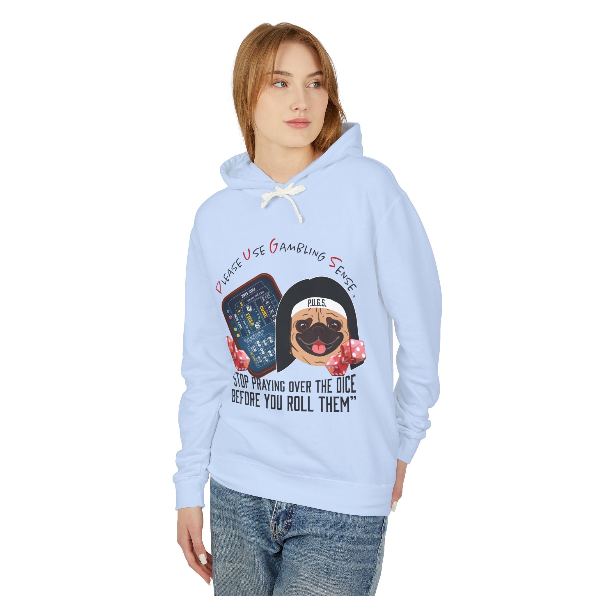 Funny Craps Hoodie by P.U.G.S. Apparel