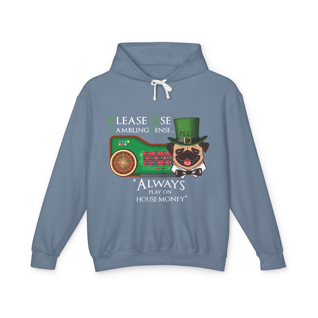 Funny roulette graphic hoodie by P.U.G.S. Apparel