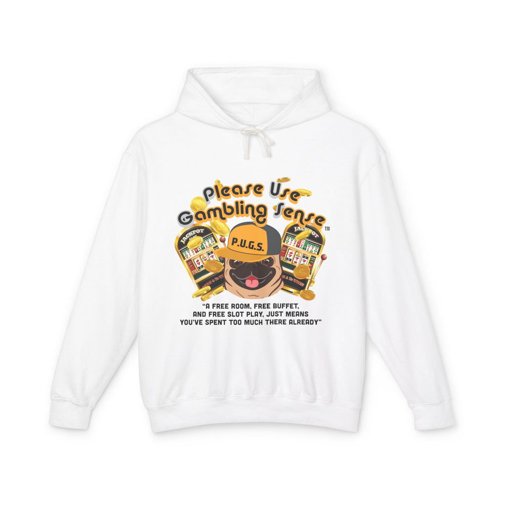 Funny slot machine graphic hoodie by P.U.G.S. Apparel