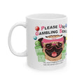 Bingo “Mugging” White Ceramic Mug Coffee Cup (11oz/15oz)