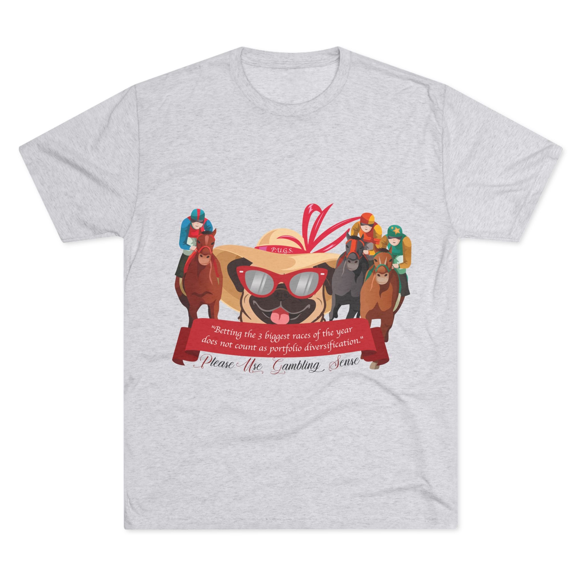 Horse Racing Graphic Tee by P.U.G.S. Apparel