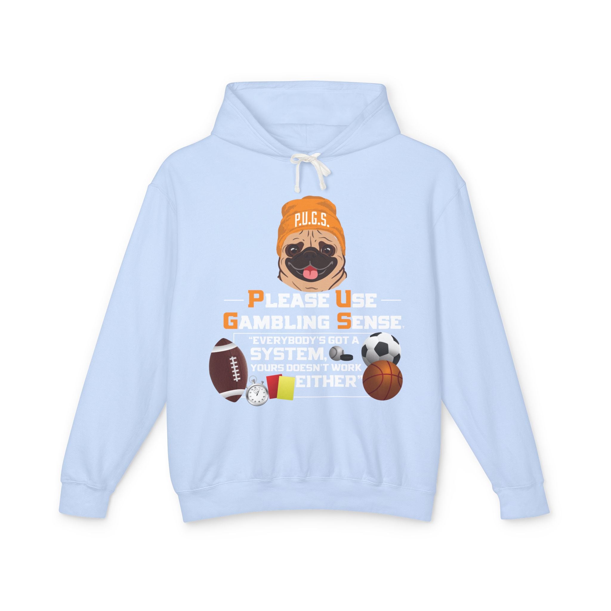 Funny sports betting hoodie by P.U.G.S. Apparel