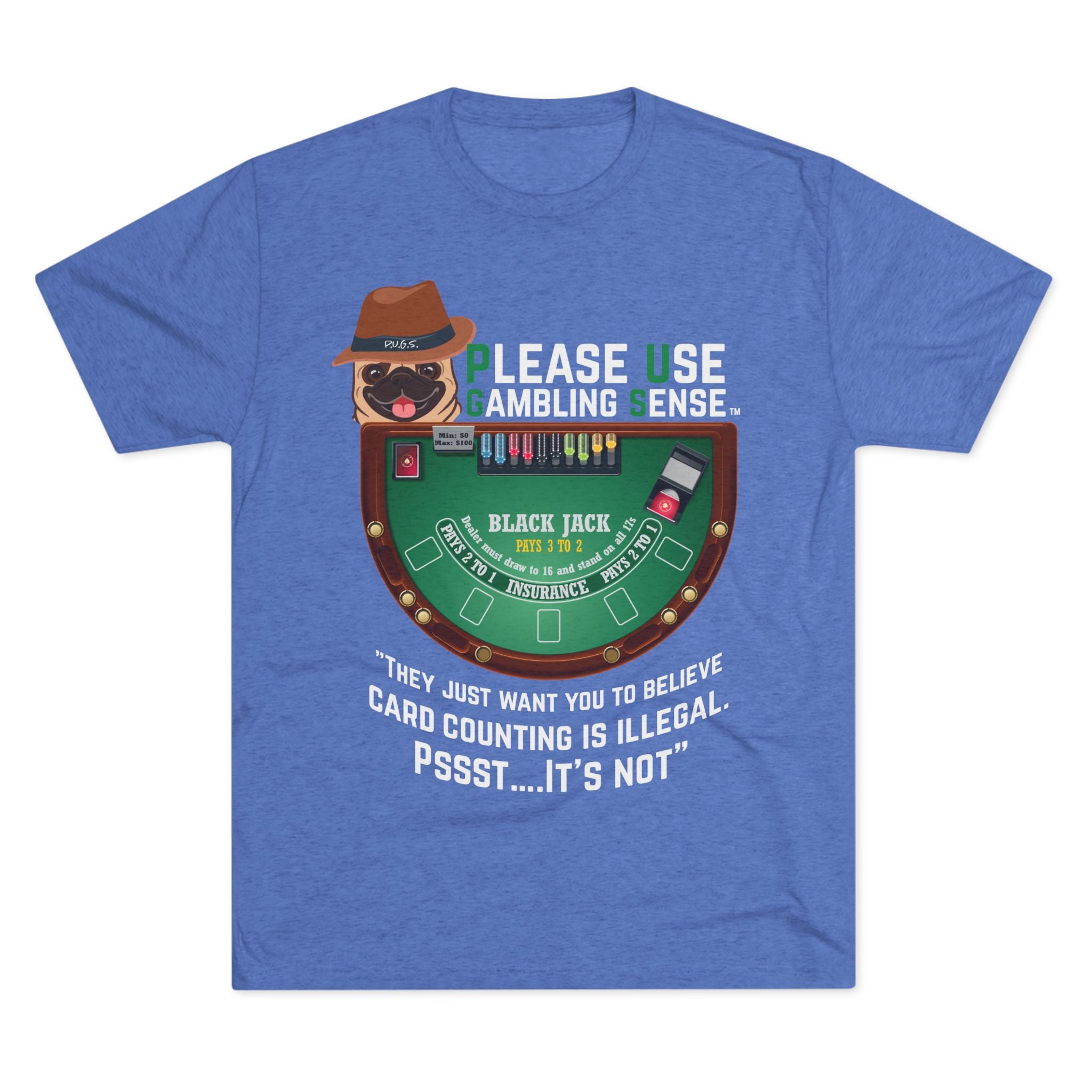 P.U.G.S. Apparel Blackjack Graphic Tee