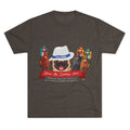 Horse Racing “Fedora” Unisex Graphic Tee by P.U.G.S. Apparel, Dark Colors