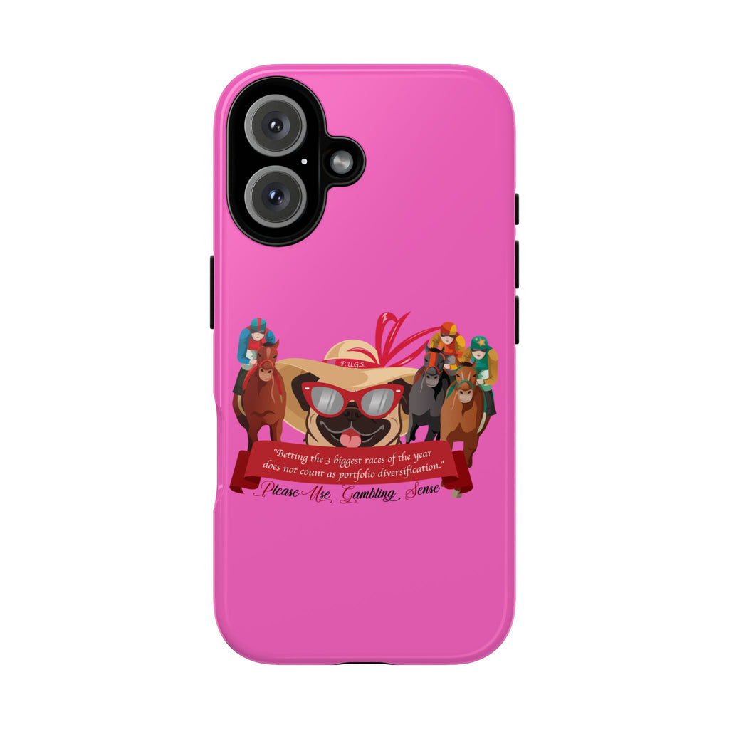 Black Horse Racing "Betting" Phone Case — P.U.G.S. Apparel