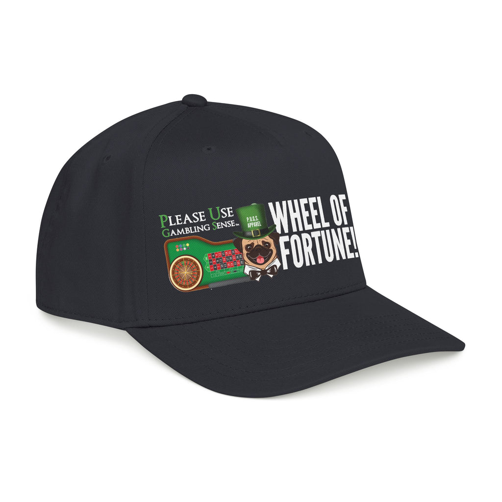 Roulette "House Money" Mid Profile Baseball Cap by P.U.G.S. Apparel
