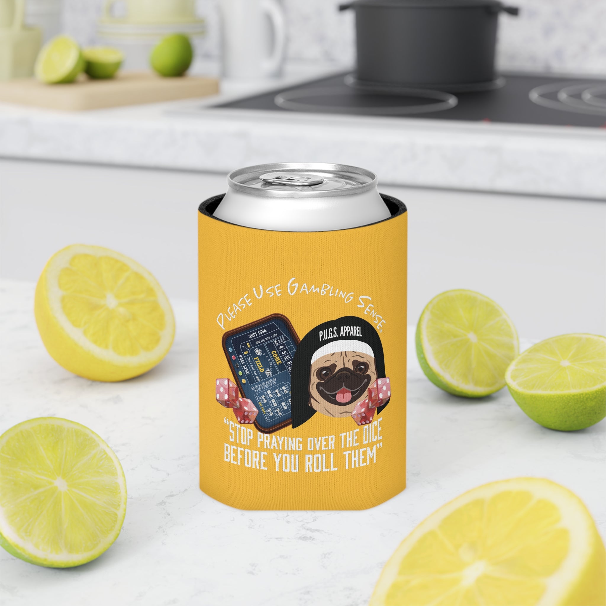 craps can cooler by P.U.G.S. Apparel