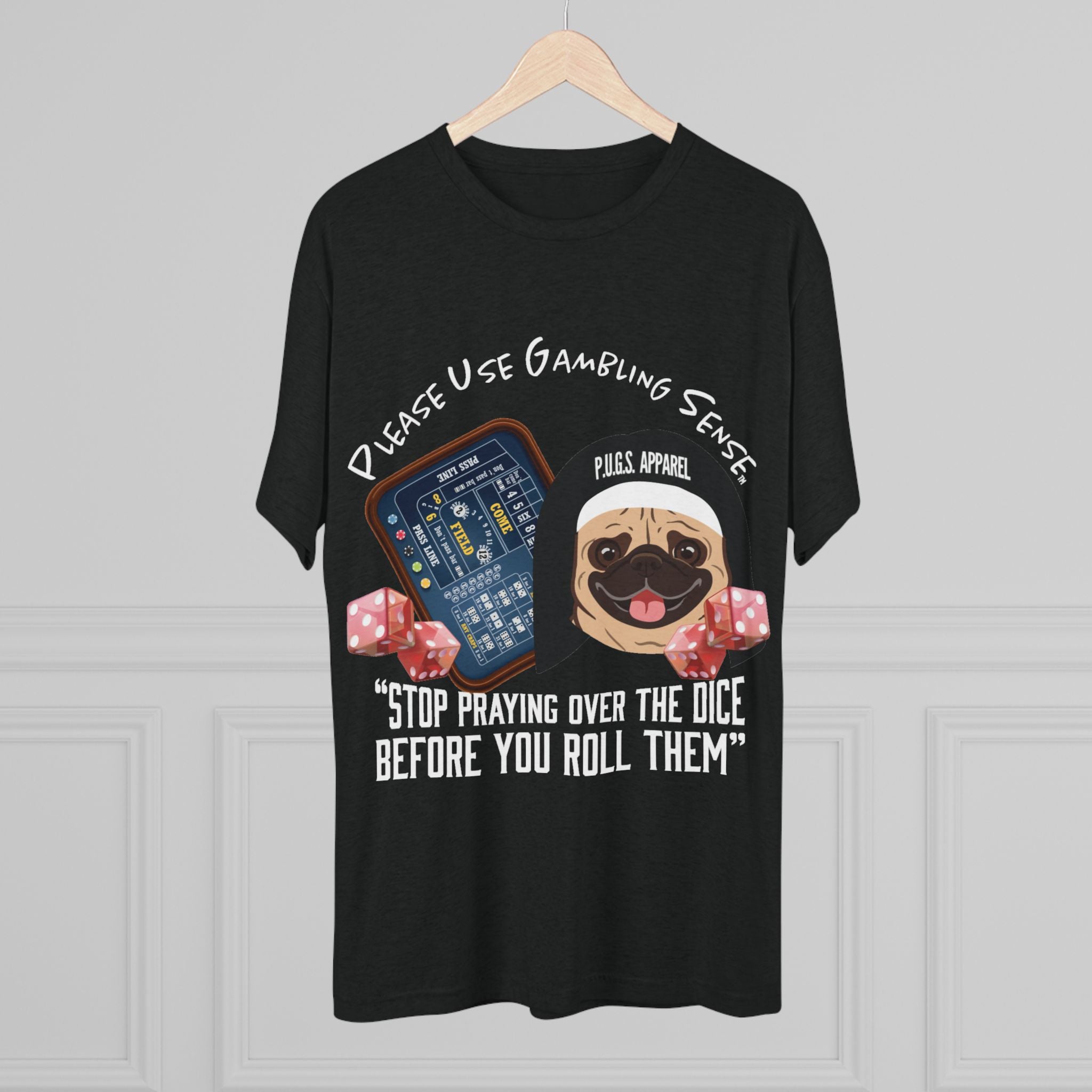 Craps Dice "Praying" Unisex Graphic Tee