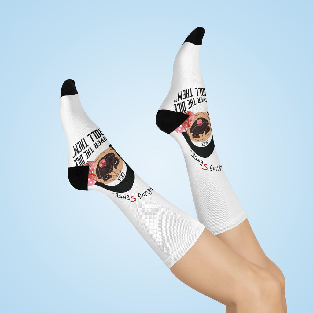Funny Craps Socks by P.U.G.S. Apparel