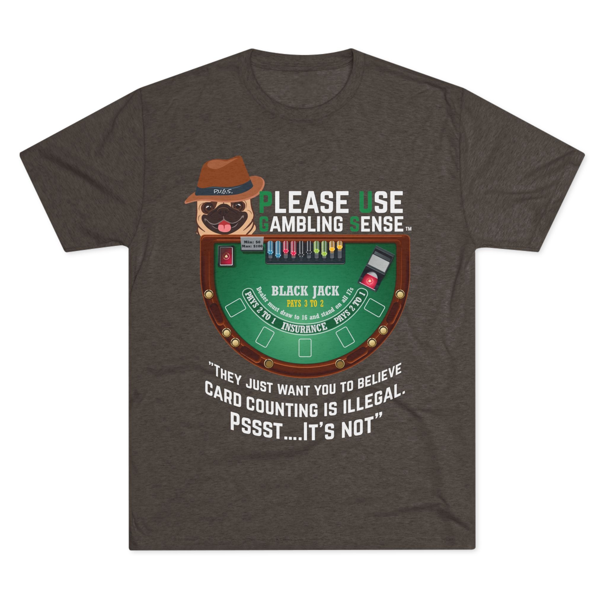P.U.G.S. Apparel Blackjack Graphic Tee
