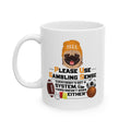 Sports Betting "System" White Ceramic Mug Coffee Cup (11oz/15oz)