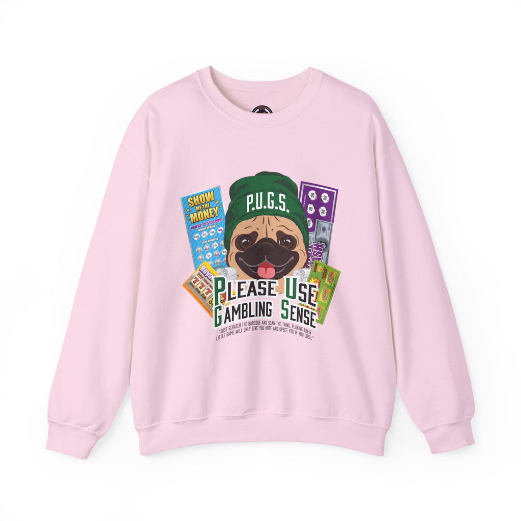Funny Scratch-off Lottery Sweatshirt by P.U.G.S. Apparel