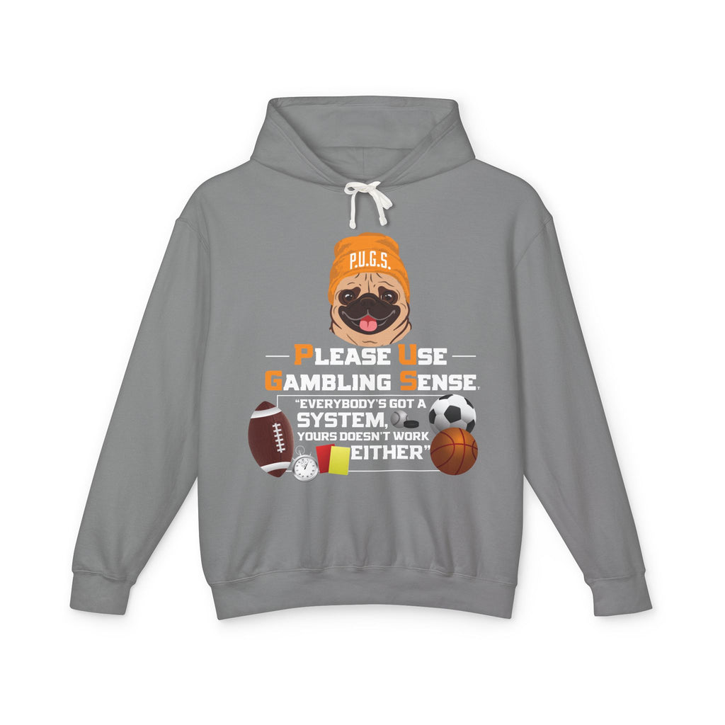 Funny sports betting hoodie by P.U.G.S. Apparel