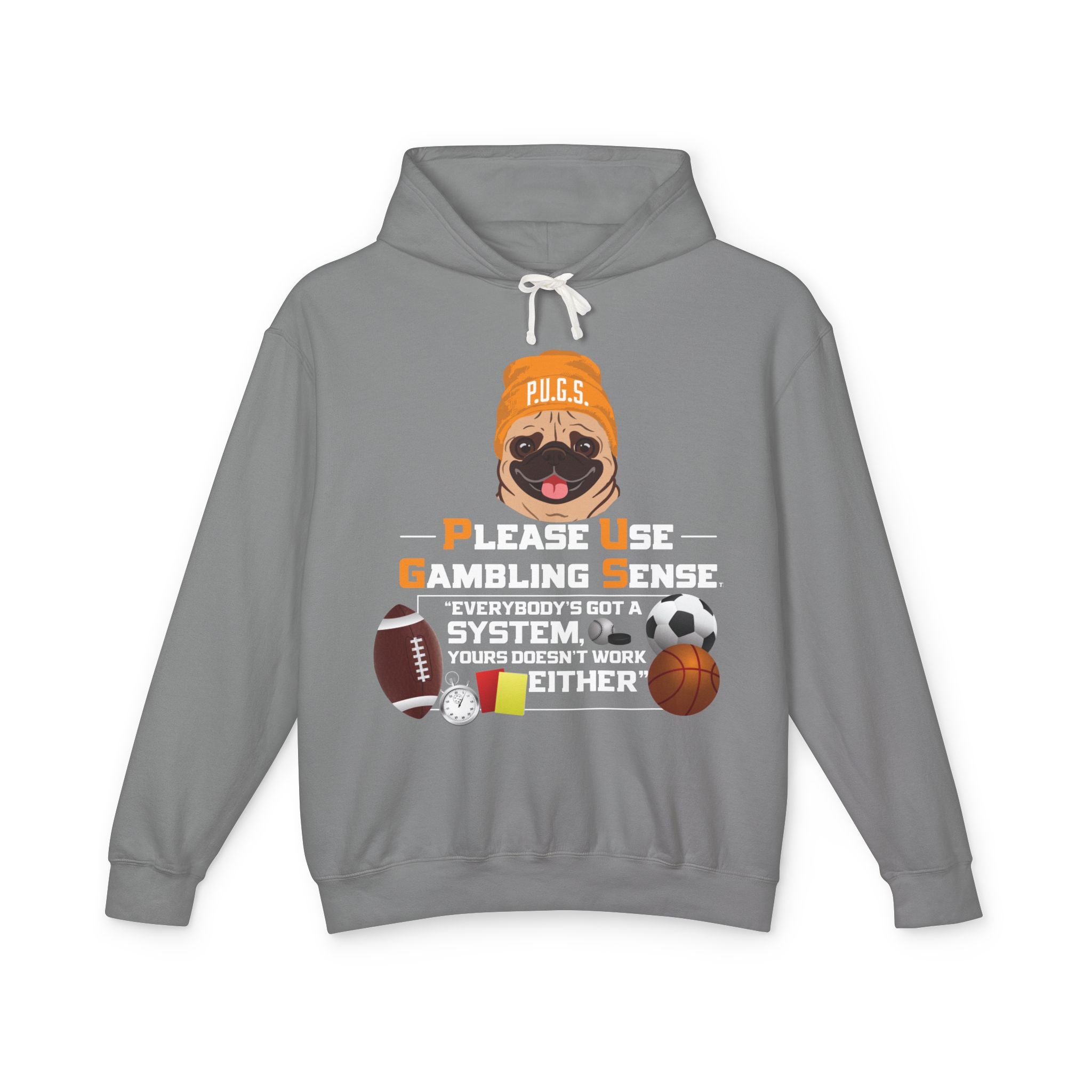 Funny sports betting hoodie by P.U.G.S. Apparel