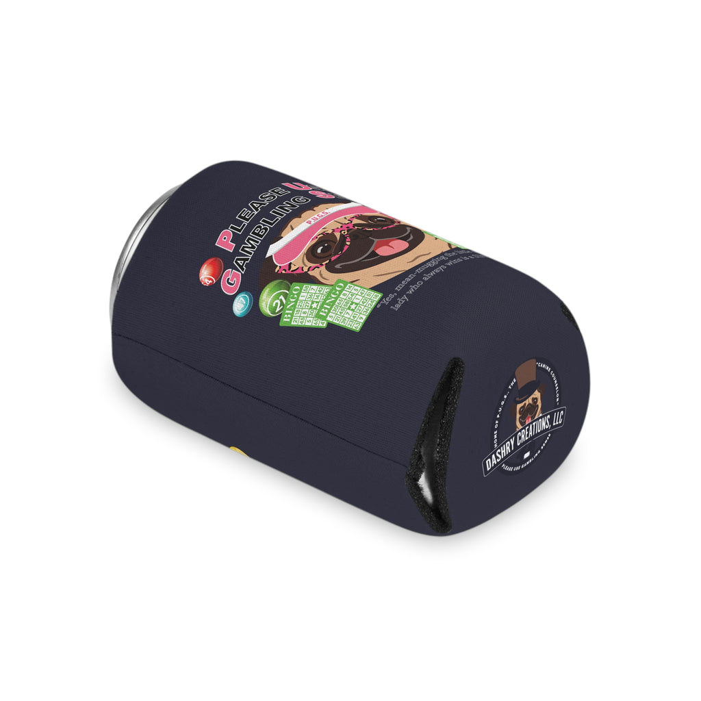 Bingo "Mugging" Can Cooler by P.U.G.S. Apparel