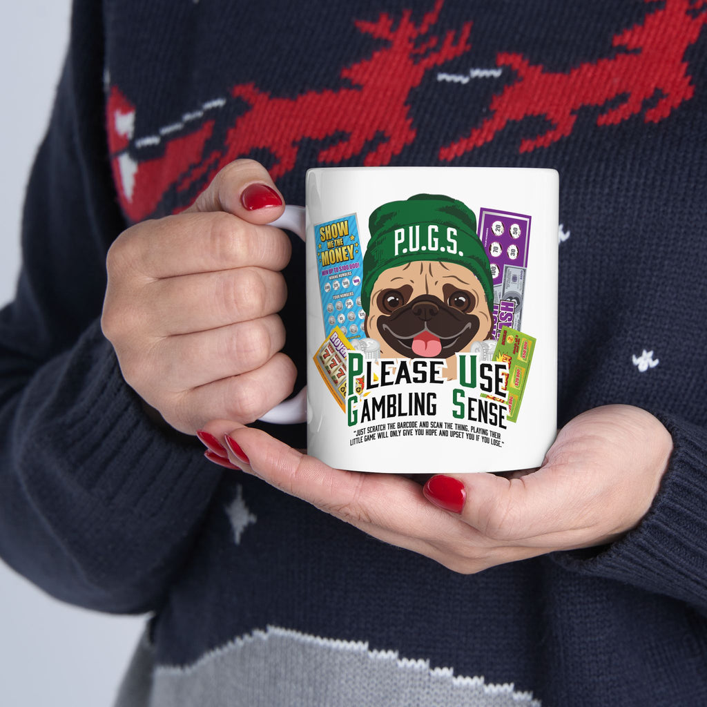 Scratch-Off "Hope" White Ceramic Mug Coffee Cup (11oz/15oz)