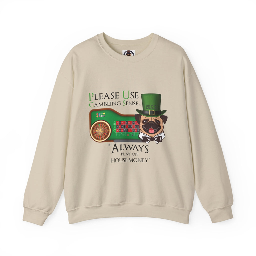 Funny Roulette Graphic Sweatshirt by PU.G.s. apparel