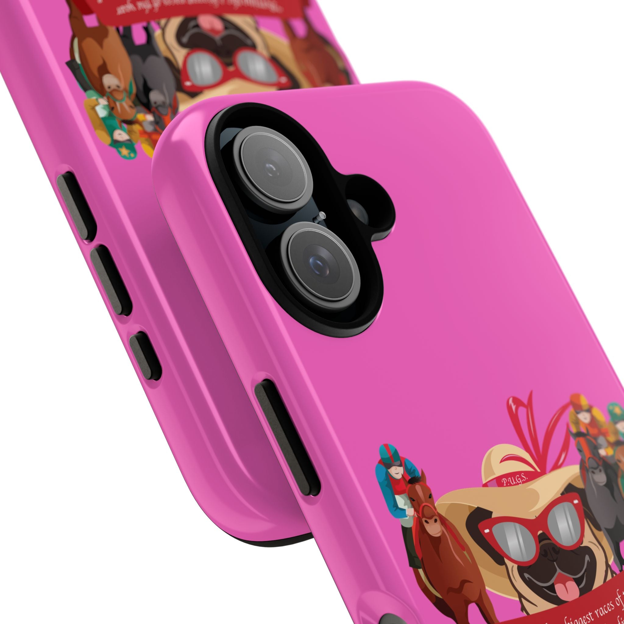 Black Horse Racing "Betting" Phone Case — P.U.G.S. Apparel