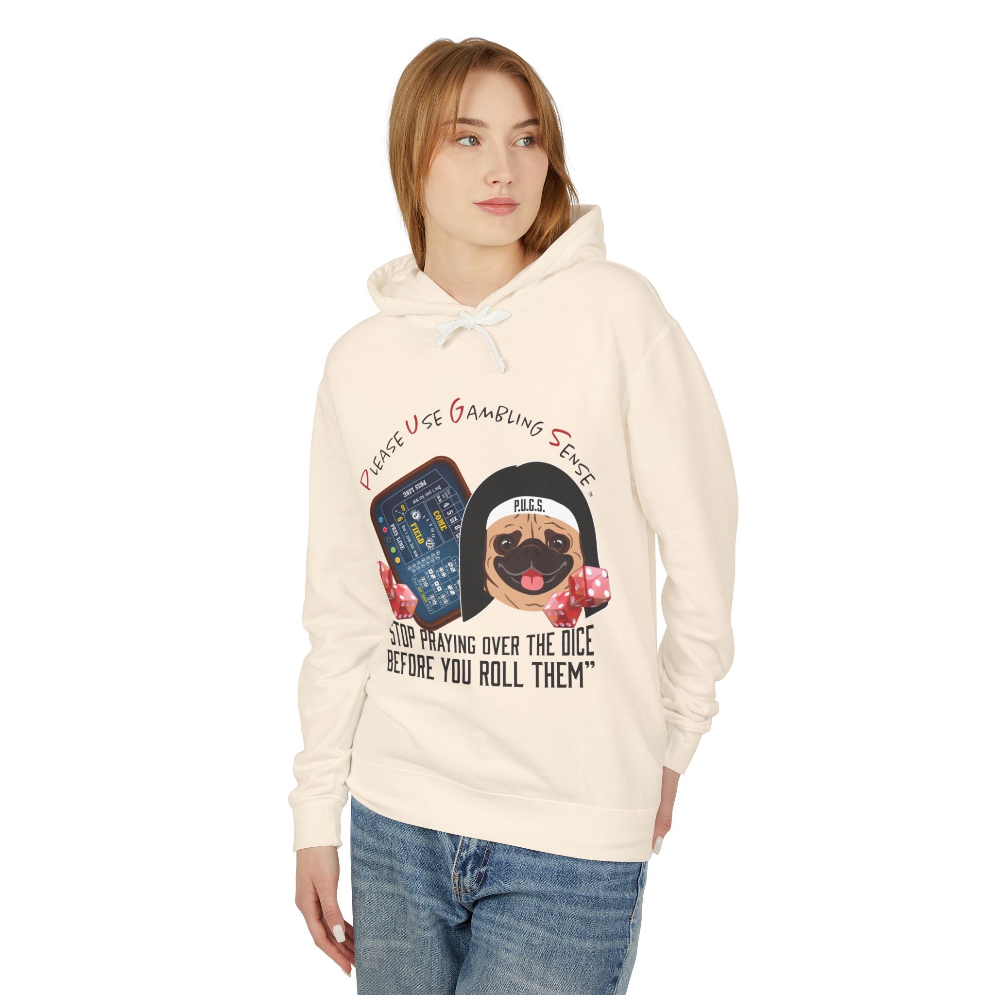 Funny Craps Hoodie by P.U.G.S. Apparel