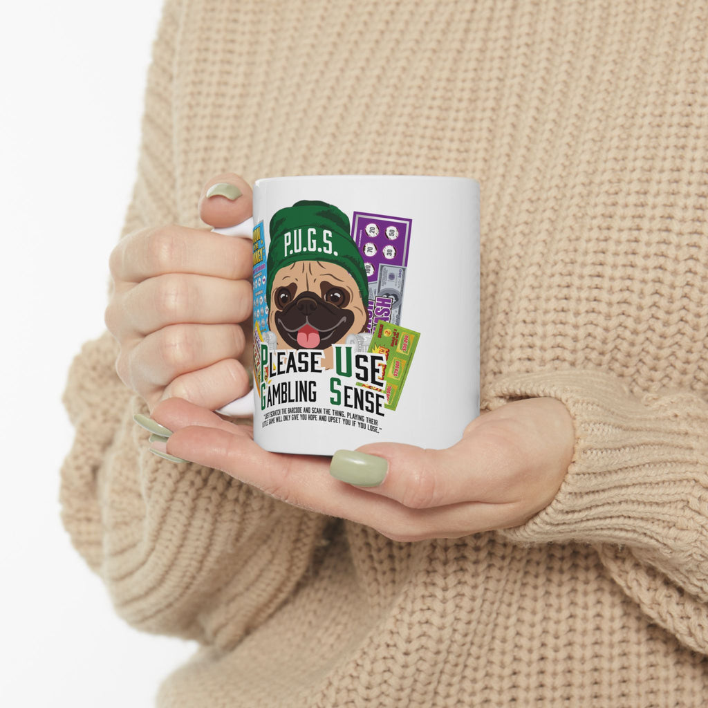 Scratch-Off "Hope" White Ceramic Mug Coffee Cup (11oz/15oz)