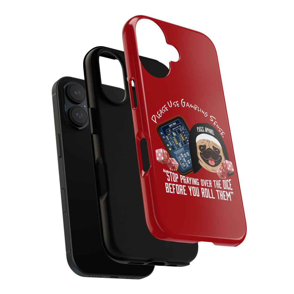 Craps Dice "Praying" Phone Case — P.U.G.S. Apparel
