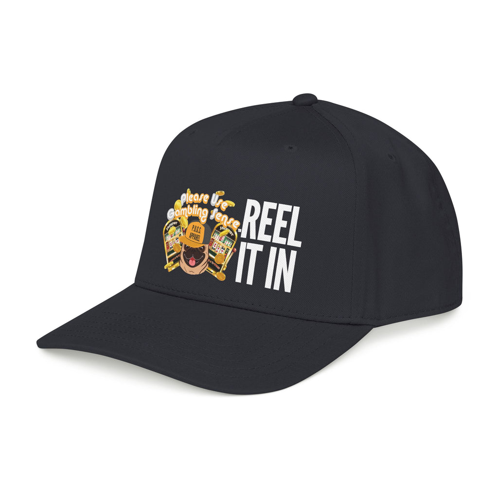 Slot Machines “Free Play” Mid Profile Baseball Cap by P.U.G.S. Apparel