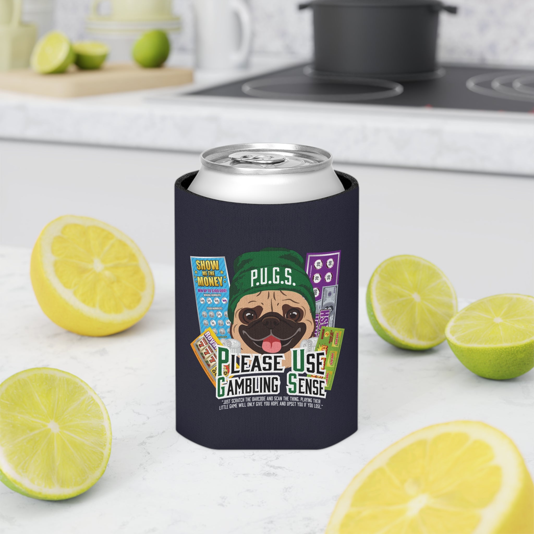 Scratch-Off "Hope" Can Cooler by P.U.G.S. Apparel