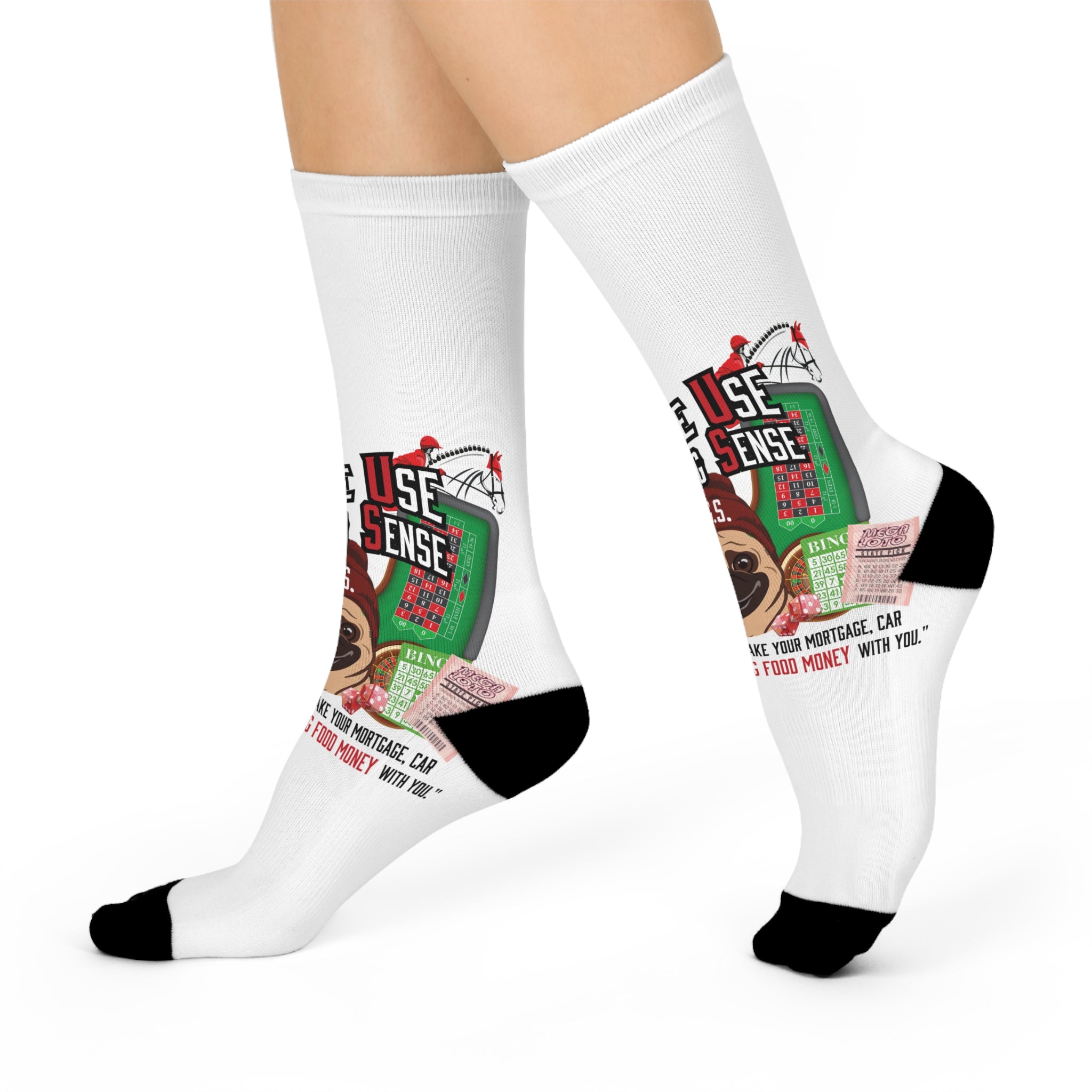 All Gambling Crew Socks from P.U.G.S. Apparel