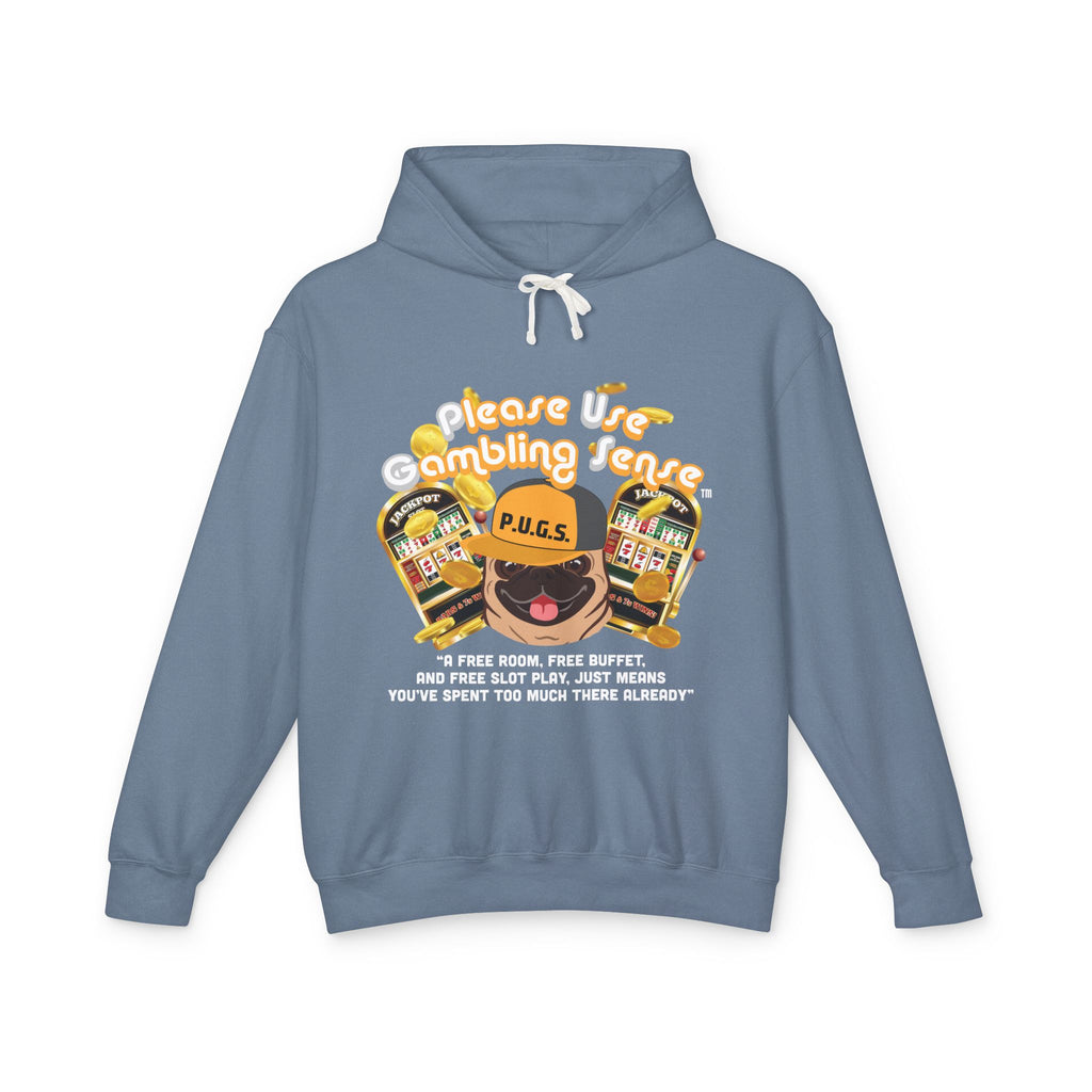 Funny slot machine graphic hoodie by P.U.G.S. Apparel