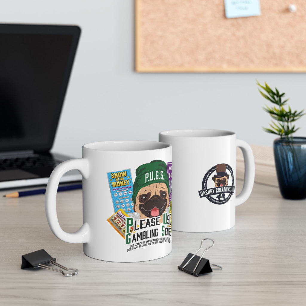 Scratch-Off "Hope" White Ceramic Mug Coffee Cup (11oz/15oz)