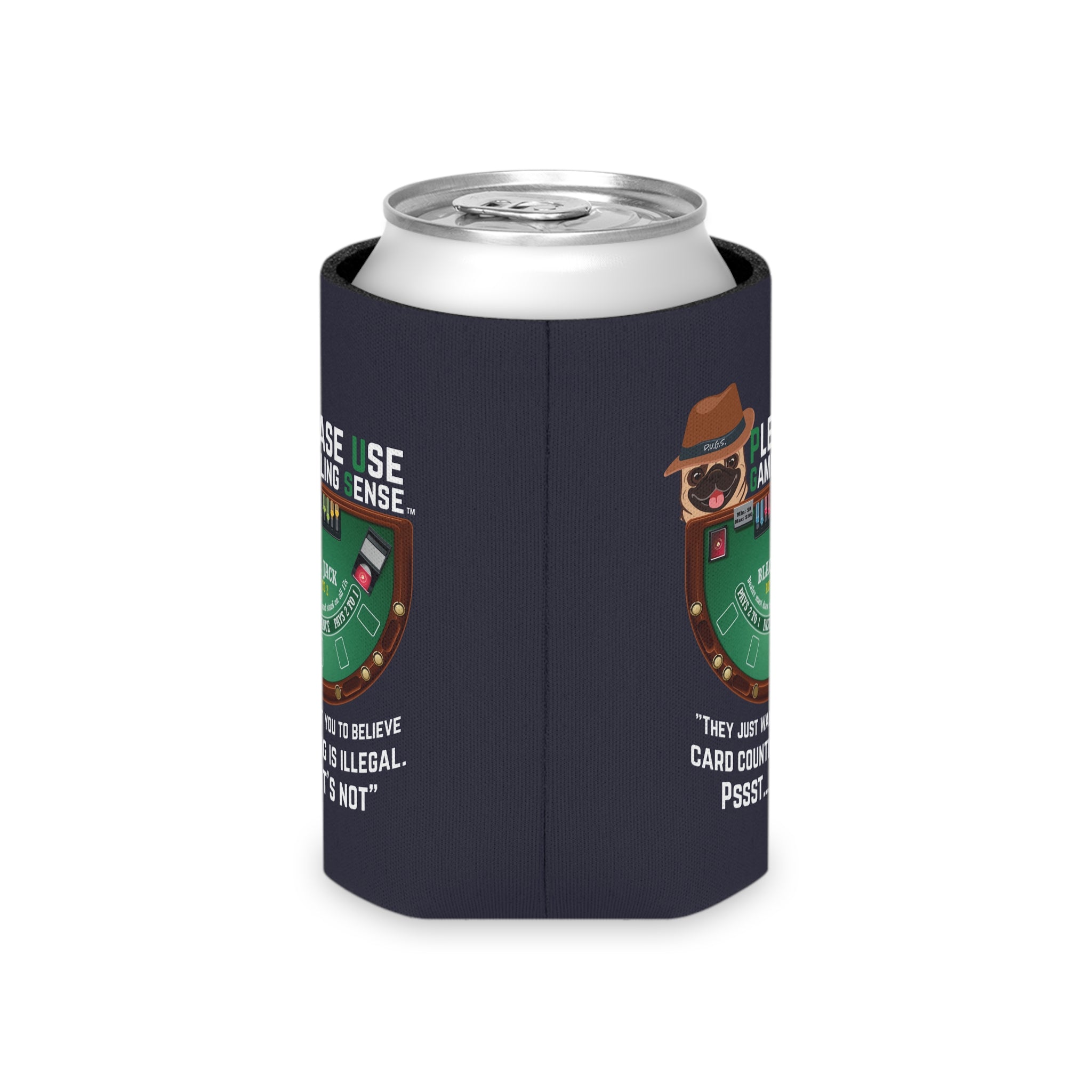 Blackjack “Counting” Can Cooler by P.U.G.S. Apparel