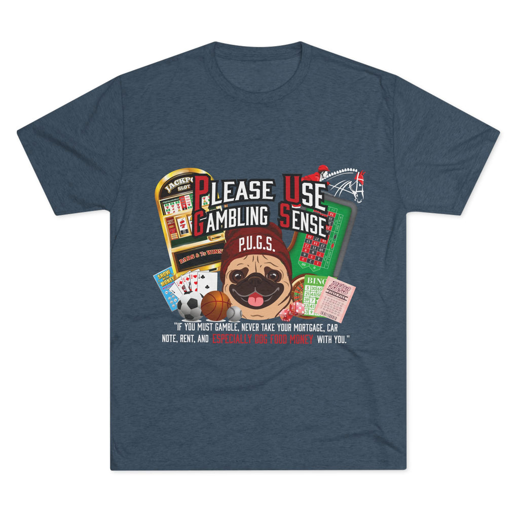 Gambling graphic tee by P.U.G.S. apparel