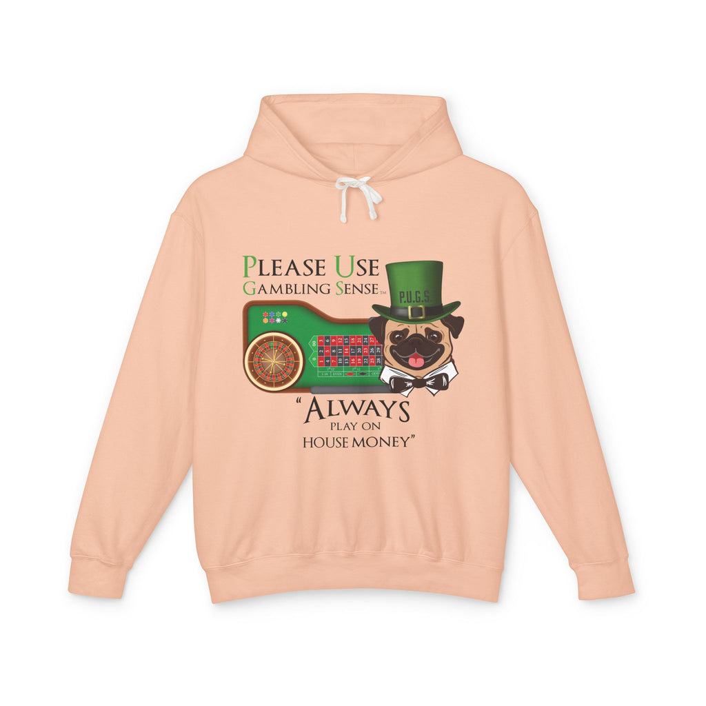 Funny roulette graphic hoodie by P.U.G.S. Apparel